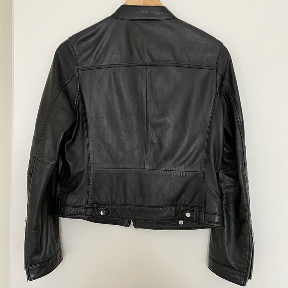 Derimod Racer Leather Jacket - Picture 5 of 7